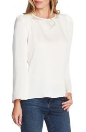 Vince Camuto Long Sleeve Satin Blouse   Nordstrom at Nordstrom